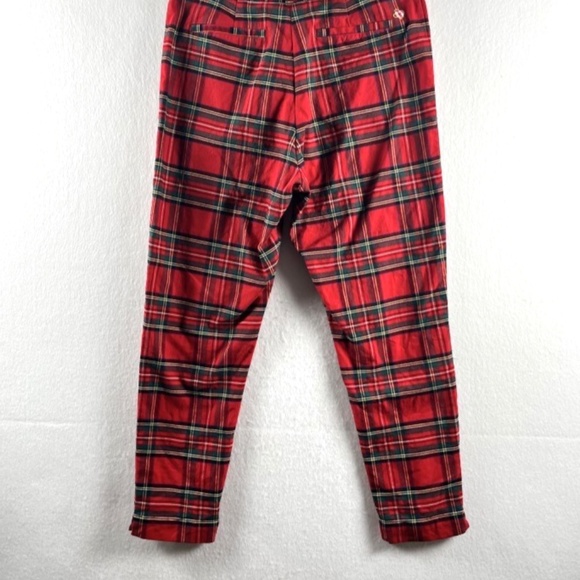 Women's Castaway Nantucket Island Tartan Plaid Stretch Pants Size 8 - Picture 3 of 6